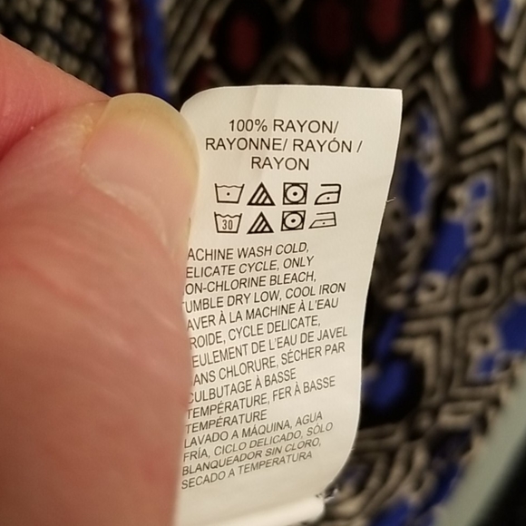 Lucky Brand Long Sleeve Button Down Blouse in L - Picture 9 of 11